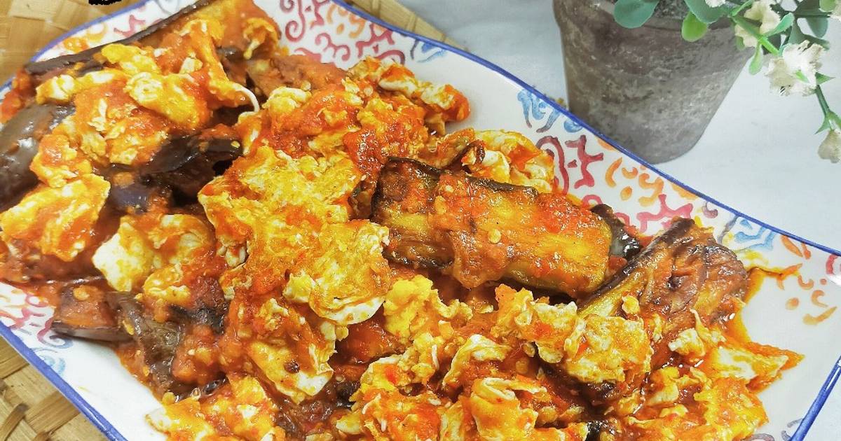 Resep Terong Ungu Telur Bumbu Merah oleh Chiensyn Kuliner - Cookpad