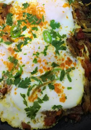 A picture of Masala egg.