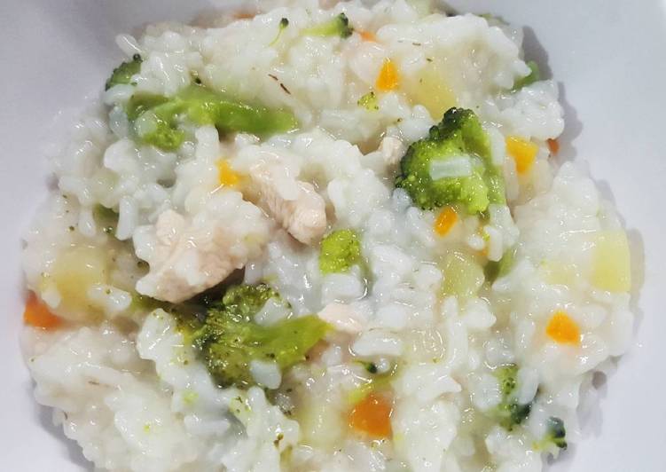 Resep Bubur sayuran Anti Gagal