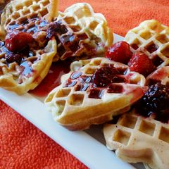 A picture of Waffles.