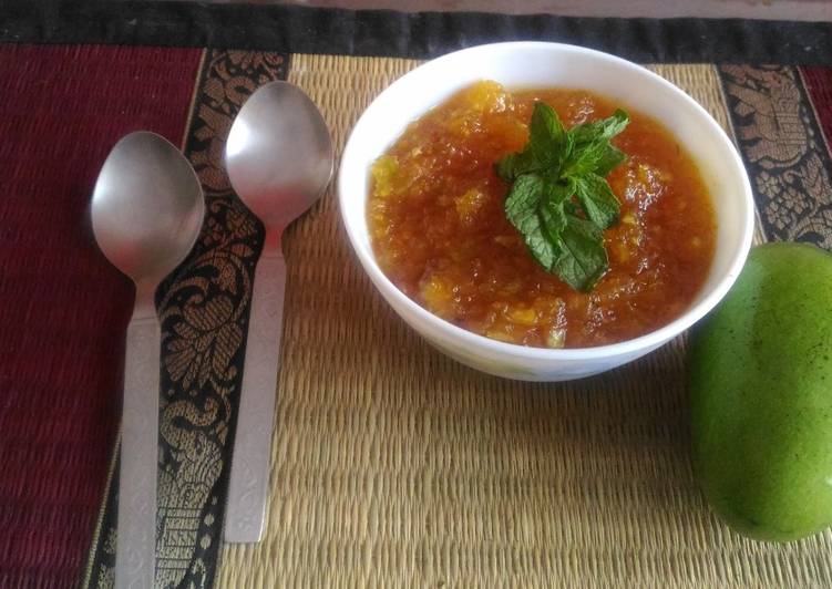 Mango ki chatpati chutney Mango ki chatpati chutney