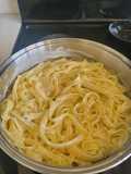 Fettuccini Alfredo (college student recipe)