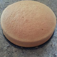 A picture of Japanese sponge cake.