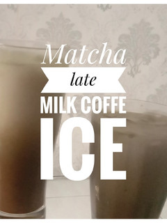 Foto resep Matcha late milk coffe ice