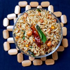 A picture of Ellu sadam/ sesame rice in 15 minutes.