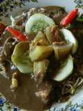 Rujak cingur mak nyusssss