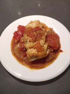 A picture of Fish in Tomato Sauce.