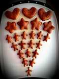 Cute gingerbread without baking
