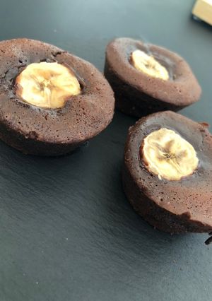 Une photo de Fondant Choco-banane 🍌 🍫