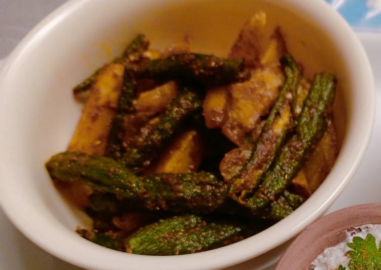 How to Prepare Any-night-of-the-week Bhindi aloo