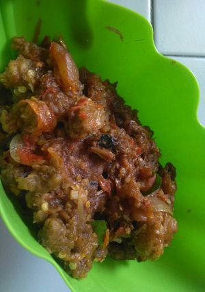 Foto resep Kerang ijo krispi masak pedas
