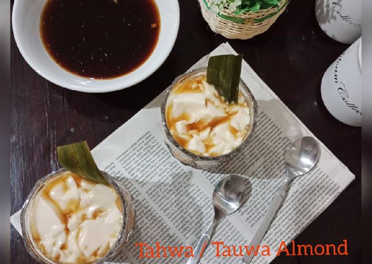 Bagaimana mengolah Tahwa / Tauwa Almond Lembut, Bikin Ngiler