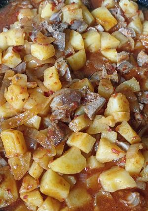 Foto resep Sambal kentang hati ampela