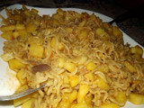Noddles with Irish potato