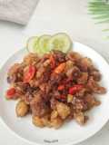 Oseng jando dan jeroan sapi