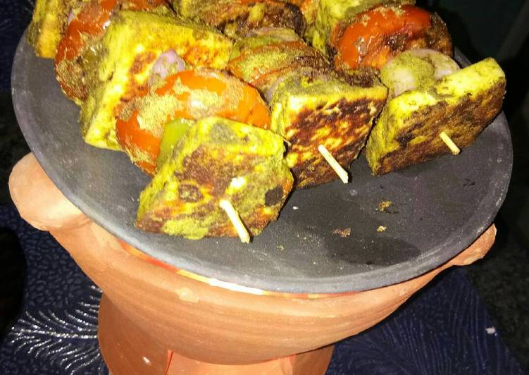 Step-by-Step Guide to Make Favorite No oil mint paneer tikka