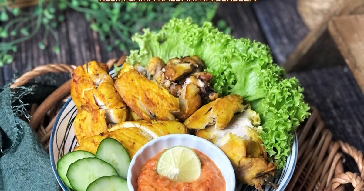 Resipi Ayam Penyet Bakar Oleh Salina Jalaludin Cookpad