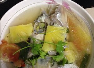 Hình của món Canh Cá Hố Nấu Thơm Cà.