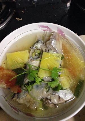 Hình của món Canh Cá Hố Nấu Thơm Cà.