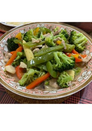 炒食蔬 的食譜成品照片