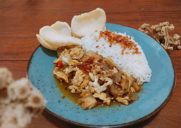 Resep masakan Gongso ayam telur | Cara Membuat Gongso ayam telur Yang Bisa Manjain Lidah