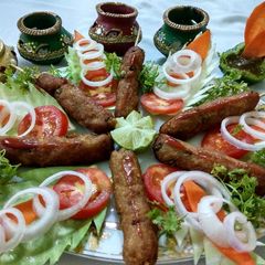 A picture of Soya Seek Kababs.