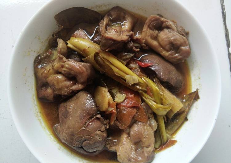 Ati ampela ayam bumbu kerang