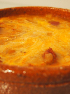 Una foto de Sopa de ajo con costra