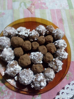 Una foto de Trufas de dulce de leche