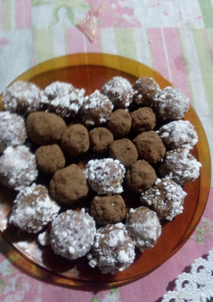 Una foto de Trufas de dulce de leche