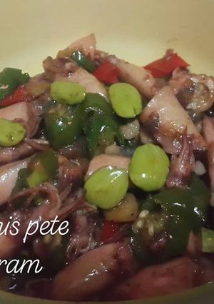 Foto resep Cumi tumis pete saus tiram