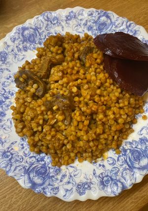 Májas húsos tarhonya recept fotója