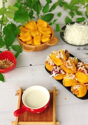 Hình của món Xôi Mít.