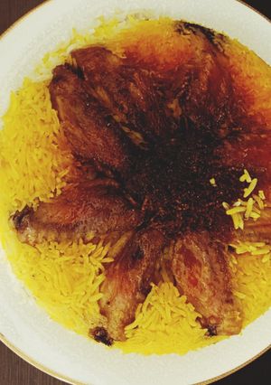 عکسی از دستور ته‌انداز بال مرغ