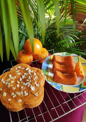কিন্নু পীল কেক(Kinnaw cake with peels recipe in bengali) রেসিপির প্রধান ছবি