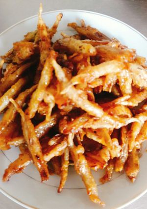 Hình của món Cá cơm chiên giòn(món chay).