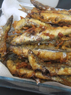 Una foto de Boquerones en tempura