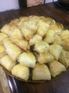 صورة لوصفة وربات بالقشطة