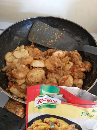 Cara Gampang Menyiapkan Resep Tofu udang jamur royco telur asin yang Menggugah Selera Anti Ribet, Uenak Banget