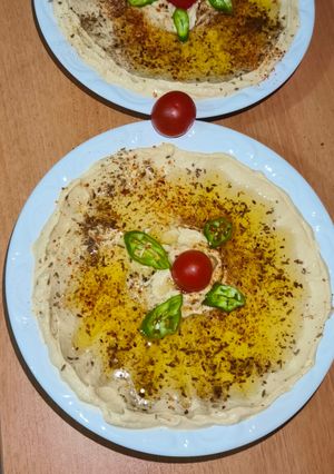 صورة لوصفة حمص مخفوق