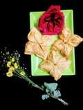 Chicken flower samosa