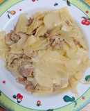 Thịt bò xào măng