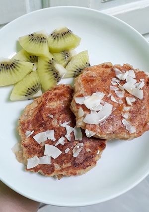 Foto resep Banana Coconut Oatmeal Pancake