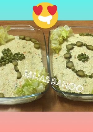 عکسی از دستور سالاد الویه مخصوص سحر