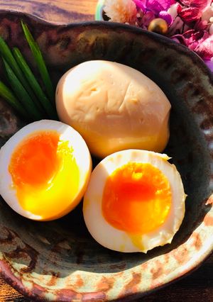 A picture of Soy Sauce Egg for Ramen.