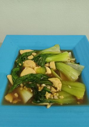Foto resep Tumis pokcoy tofu