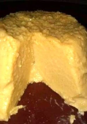 Una foto de Flan con Queso Philadelphia