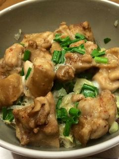 รูปของ โอยาโกะด้ง(ข้าวหน้าไก่กับไข่) ฉบับไมโครเวฟ