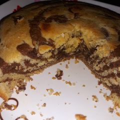 A picture of Zebra cake.