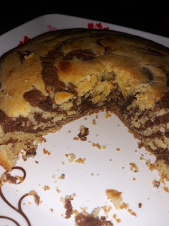 A picture of Zebra cake.
